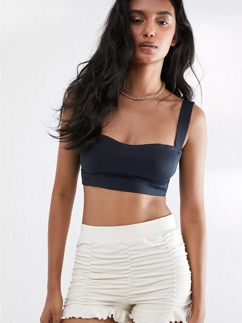 Sleek Black Intimately Naomi Longline  Black Bra